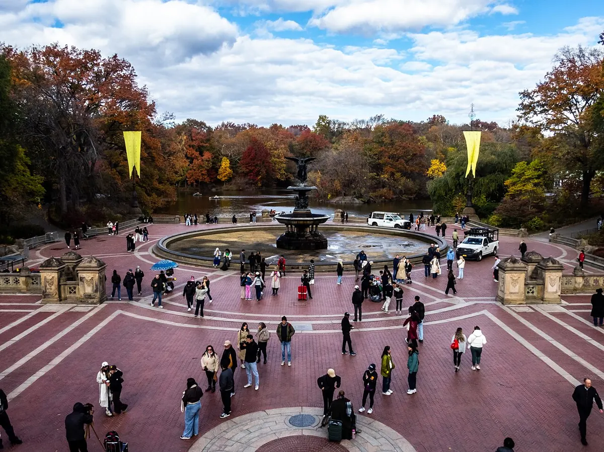 Bethesda Terrace and Fountain in Central Park